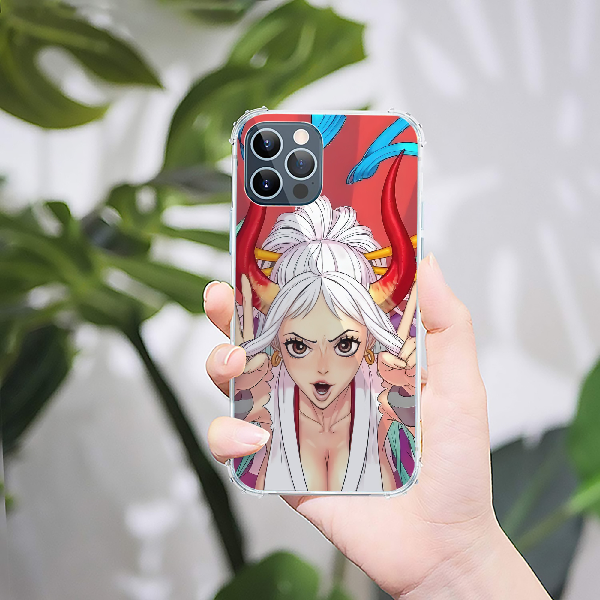 （画像用） ワンピース ONE PIECE 【iPhone 12シリーズ対応】透明スマホケース（クリアソフトケース）